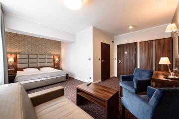 Фото номера Двухместный номер Делюкс с 1 кроватью Отель Hotel Nowy Dwór г. Тшебница 6